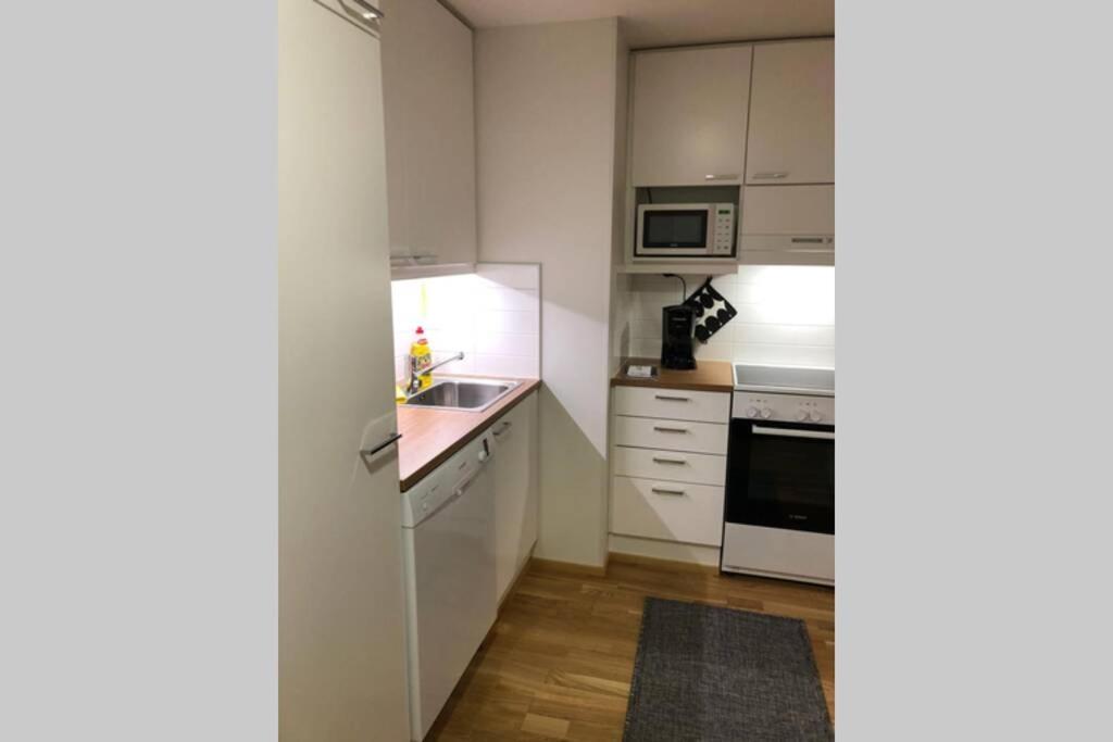 Keskustan Kaksio 45 M2 Autopaikalla, Rautatienkatu 19, 9 Krs Apartment เอาลู ภายนอก รูปภาพ