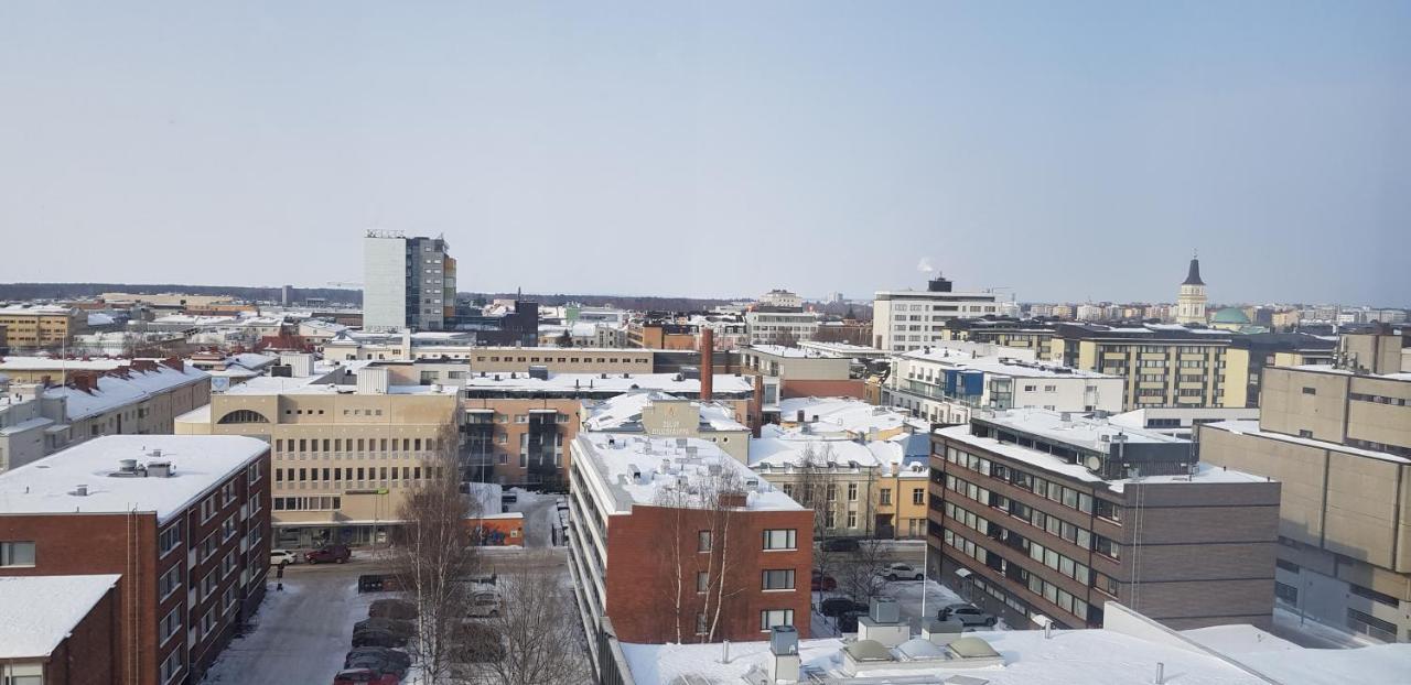 Keskustan Kaksio 45 M2 Autopaikalla, Rautatienkatu 19, 9 Krs Apartment เอาลู ภายนอก รูปภาพ