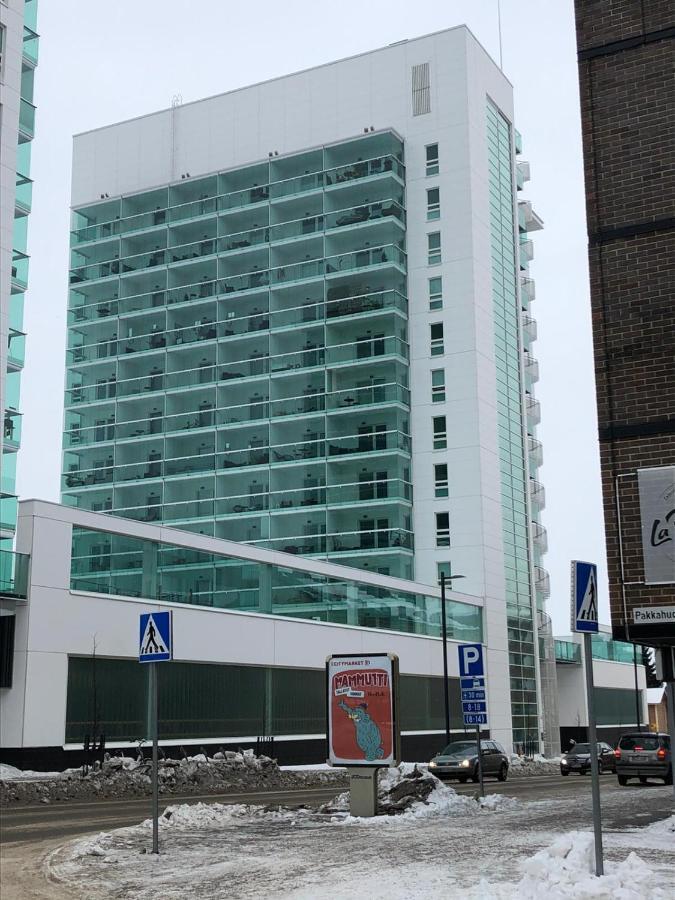 Keskustan Kaksio 45 M2 Autopaikalla, Rautatienkatu 19, 9 Krs Apartment เอาลู ภายนอก รูปภาพ